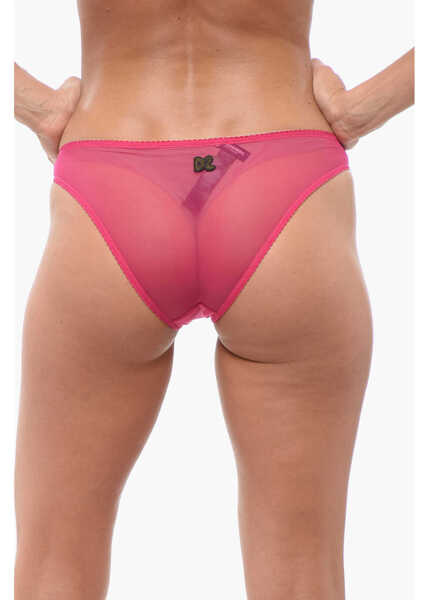 Lenjerie intima DSQUARED2 Mesh Slip With Patch Details Pink Femei (BM 19476815) 2