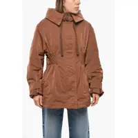 Jachete Nylon Slim Fit Jacket With Hood Femei