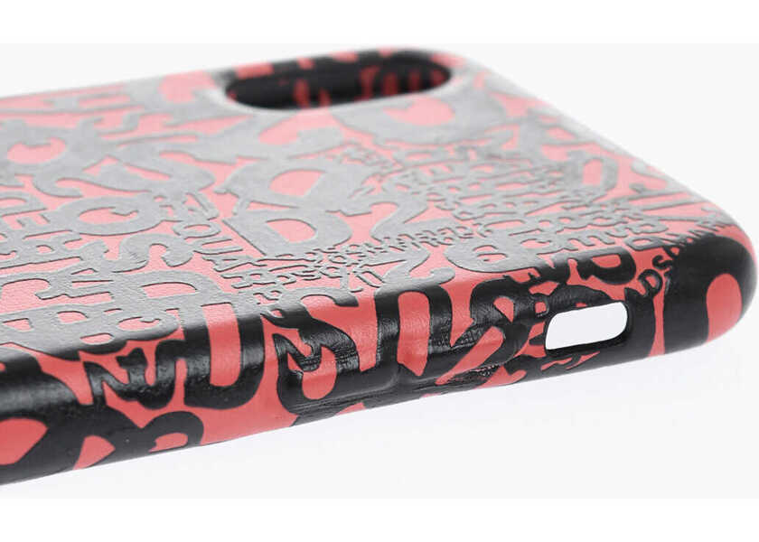 Huse mobil & tablete DSQUARED2 Monogram Patterned Iphone X Case With Monogram Motif Red Barbati (BM 19476848) 3