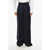 SA SU PHI Pinstriped Wool Bogart Palazzo Pants Blue