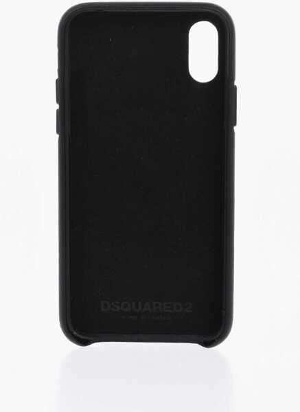 Huse mobil & tablete DSQUARED2 Logoed Icon Iphone X Case Black Barbati (BM 19476872) 2