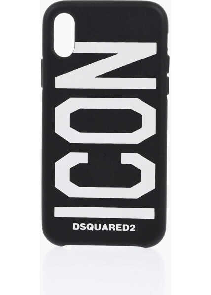 Huse mobil & tablete DSQUARED2 Logoed Icon Iphone X Case Black Barbati (BM 19476872) 1