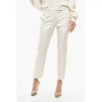 Pantaloni office Wool Blend Angela Cigarette Pants Femei