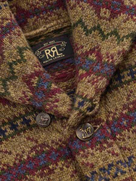 Cardigane RRL BY RALPH LAUREN Wool cardigan Brown Barbati (BM 19477029) 5