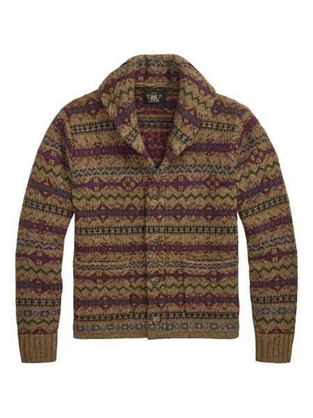 Cardigane RRL BY RALPH LAUREN Wool cardigan Brown Barbati (BM 19477029) 1
