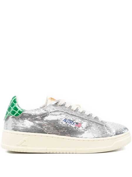 Sneakers AUTRY Dallas Low Sparkling sneakers Silver Femei (BM 19477044) 1