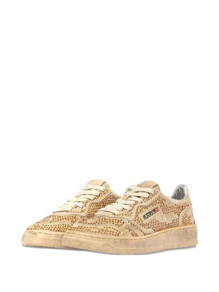 Sneakers AUTRY Medalist Low Crystal sneakers Beige Femei (BM 19477050) 2