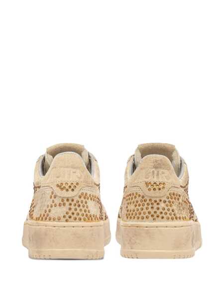 Sneakers AUTRY Medalist Low Crystal sneakers Beige Femei (BM 19477050) 3