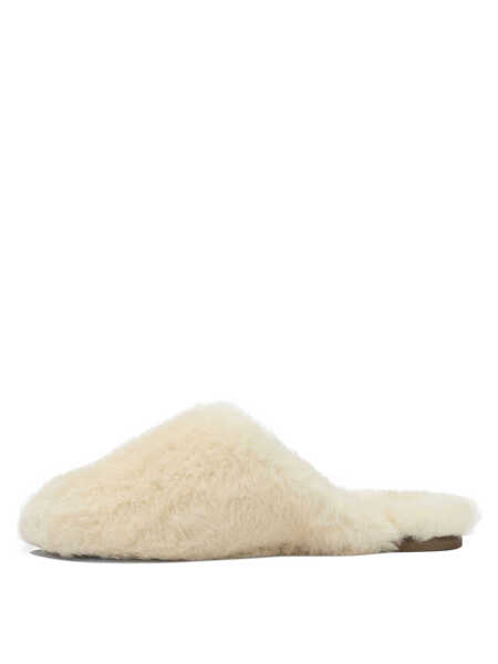 Mocasini AEYDE Rega slippers in shearling White Femei (BM 19477119) 3