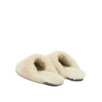 Mocasini Dama - Mocasini AEYDE Rega slippers in shearling White Femei (BM 19477119) - B-mall.ro