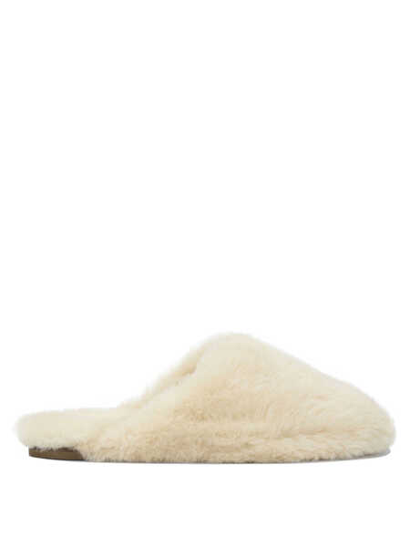 Mocasini AEYDE Rega slippers in shearling White Femei (BM 19477119) 1