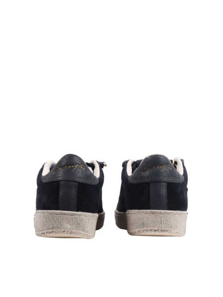 Sneakers Lotto Sport Italia SNEAKER LOSANGA 76 WAXED SUE Blue Barbati (BM 19477155) 3