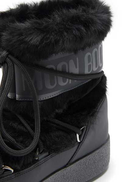 Bocanci Moon Boot MB LTRACK FAUX FUR WP BOOTS Black   Femei (BM 19477191) 2