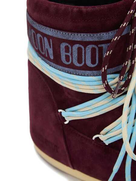 Bocanci Moon Boot MB ICON LOW SUEDE BOOTS Bordeaux Femei (BM 19477236) 4