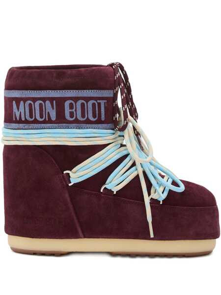Bocanci Moon Boot MB ICON LOW SUEDE BOOTS Bordeaux Femei (BM 19477236) 1