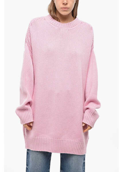 Pulovere SA SU PHI Cashmere Crew-Neck Sweater Pink Femei (BM 19477973) 1
