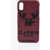 DSQUARED2 Textured Eco-Leather Iphone X Case Red