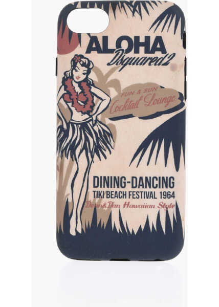 Huse mobil & tablete DSQUARED2 Logoed Aloha Iphone 8 Plus Case Multicolor Barbati (BM 19477994) 1