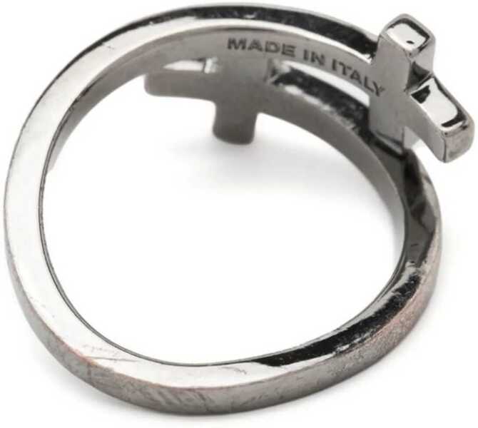 Inele DSQUARED2 Brass Jesus Ring Silver Barbati (BM 19477997) 3