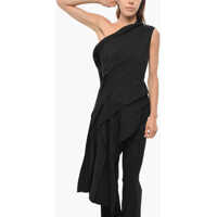 Bluze Asymmetric Top With One-Shoulder Design Femei