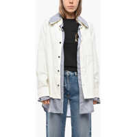 Camasi casual Double-Layered Relaxed Fit Shirt With Breast-Pocket Femei