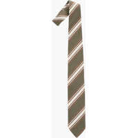 Cravate Regimental Striped Cotton And Silk Tie Barbati