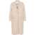 Isabel Marant Oversized Efezia Cashmere Blend Coat With Flap Pockets Beige
