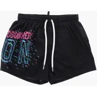 Sorturi de baie Icon Nylon Swim Shorts With Contrasting Logo Barbati