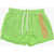 DSQUARED2 Nylon Midi Swim Shorts With Contrasting Logo Green