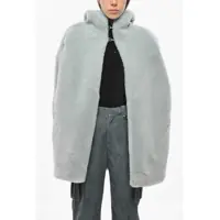 Paltoane Porterville Shearling Cape With Hood Femei