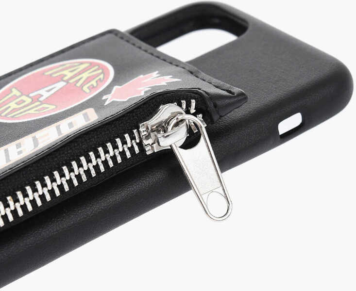 Huse mobil & tablete DSQUARED2 Iphone 11 Pro Case With Eco-Leather Coin Holder Black Barbati (BM 19478180) 3