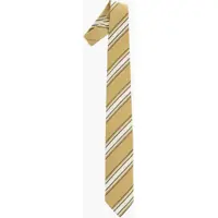 Cravate Regimental Striped Cotton And Silk Tie Barbati