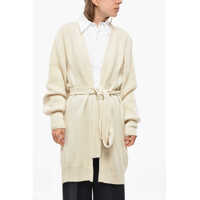 Cardigane Cashmere Armor Cardigan With Belt Femei