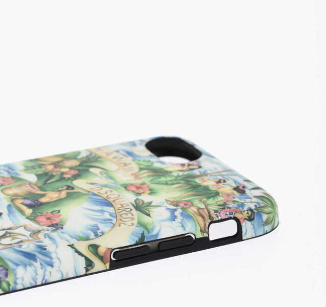 Huse mobil & tablete DSQUARED2 Patterned Hawaii Iphone 9 Case Multicolor Femei (BM 19478204) 3