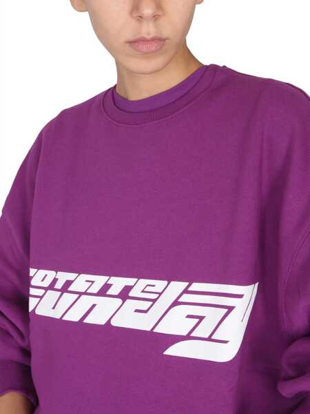 Bluze de trening ROTATE Birger Christensen Iris Sweatshirt PURPLE Femei (BM 19478255) 4