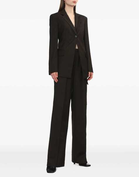 Sacouri HELMUT LANG Cutaway Blazer BROWN Femei (BM 19478261) 2