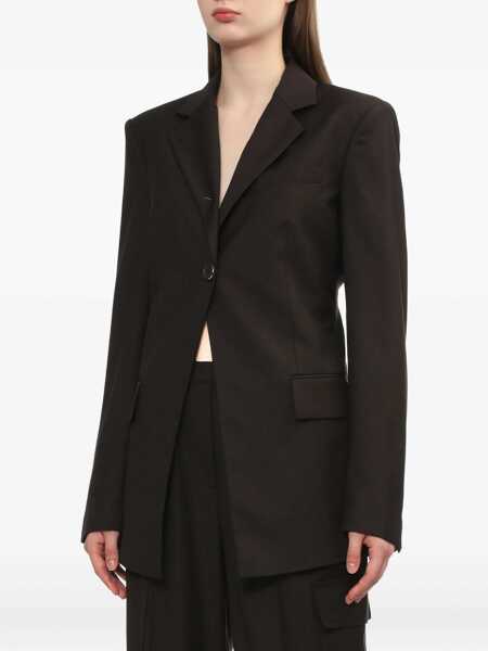 Sacouri HELMUT LANG Cutaway Blazer BROWN Femei (BM 19478261) 3