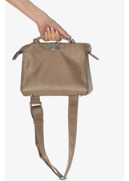Genti de mana Fendi Peekaboo Iseeu Bag Small BEIGE Barbati (BM 19478300) 4