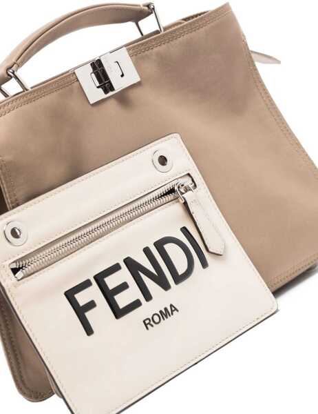 Genti de mana Fendi Peekaboo Iseeu Bag Small BEIGE Barbati (BM 19478300) 5