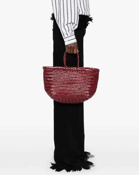 Genti de mana DRAGON DIFFUSION Triple Jump Bag Small BORDEAUX Femei (BM 19478324) 2