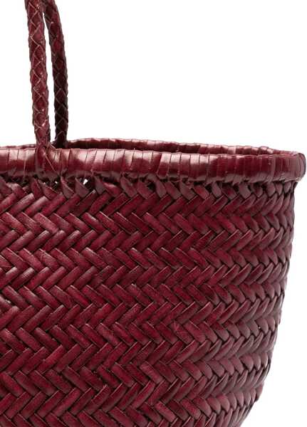 Genti de mana DRAGON DIFFUSION Triple Jump Bag Small BORDEAUX Femei (BM 19478324) 4