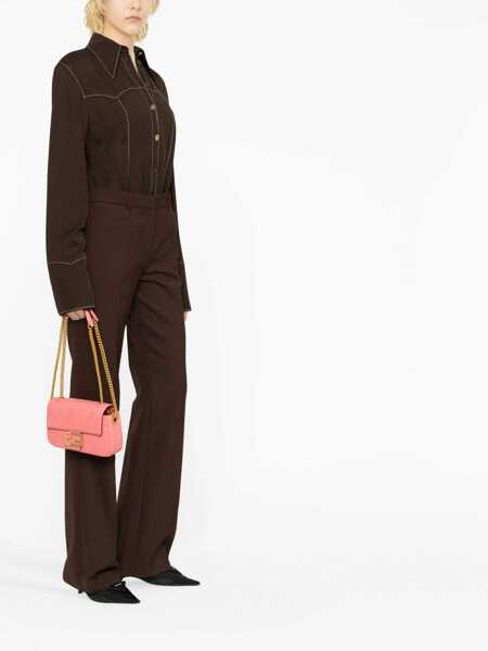 Genti de mana Fendi Baguette Chain Midi Bag PINK Femei (BM 19478342) 2