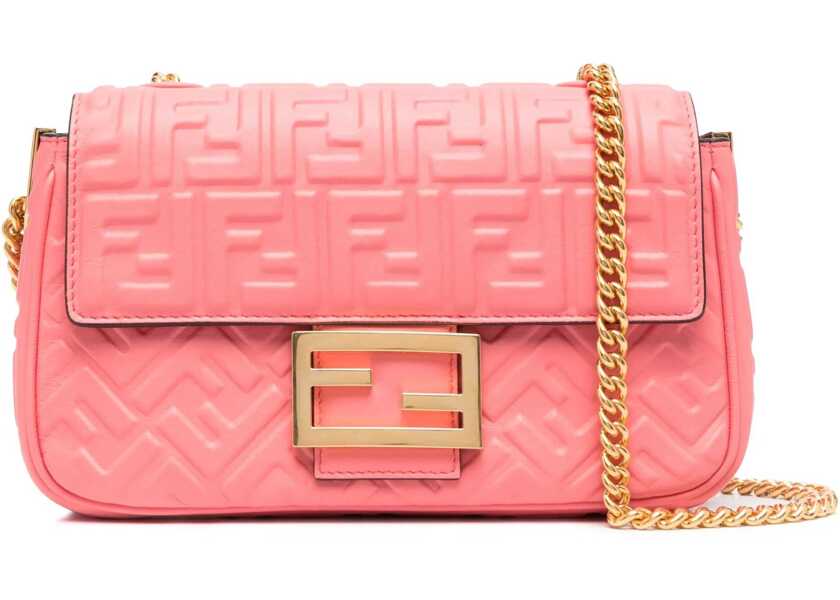 Genti de mana Fendi Baguette Chain Midi Bag PINK Femei (BM 19478342) 1