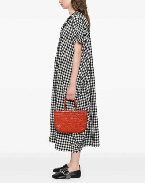 Genti de mana DRAGON DIFFUSION Flat Gora Mini Bag ORANGE Femei (BM 19478345) 2