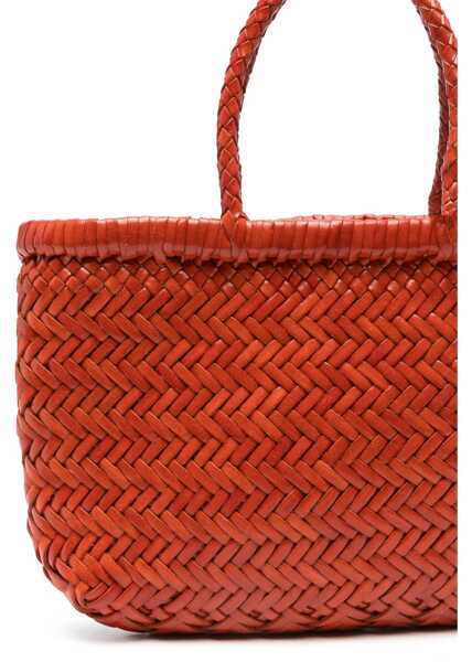Genti de mana DRAGON DIFFUSION Flat Gora Mini Bag ORANGE Femei (BM 19478345) 4