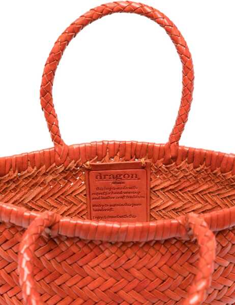 Genti de mana DRAGON DIFFUSION Flat Gora Mini Bag ORANGE Femei (BM 19478345) 5