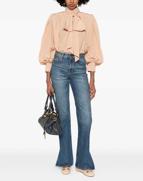 Blugi Chloe Straight-Leg Denim Jeans BLUE Femei (BM 19478552) 2