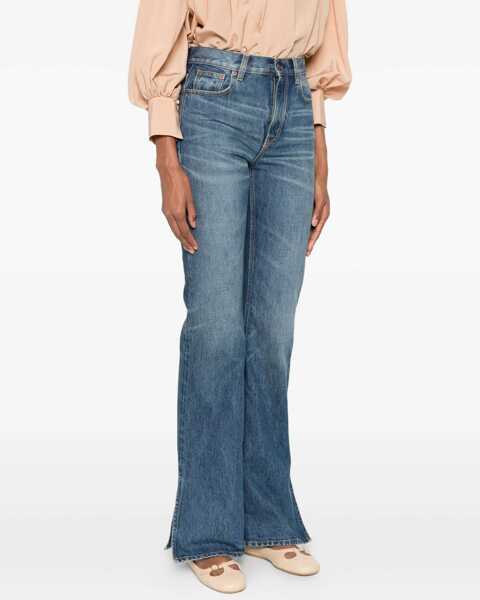 Blugi Chloe Straight-Leg Denim Jeans BLUE Femei (BM 19478552) 3