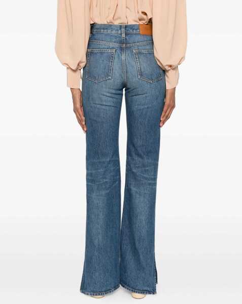 Blugi Chloe Straight-Leg Denim Jeans BLUE Femei (BM 19478552) 4