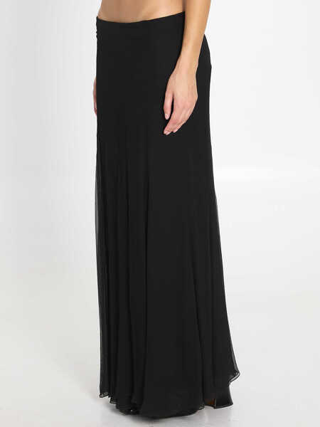 Fuste Chloe Flowy Maxi Skirt BLACK Femei (BM 19478573) 2